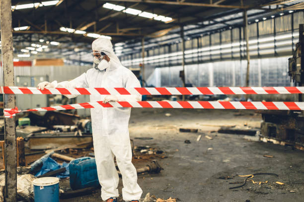 Professional Crime Scene Cleanup technician working in Clinton, SC
